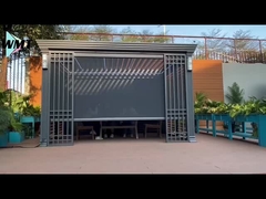 Gazebo exterior de primera calidad. Patio de aluminio duradero y refugio en el patio trasero.